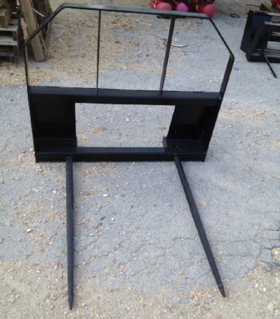 Hay Bale Spike 2000lb Capacity Quick Attach for Truck Tractor Loader More Details about   43in 